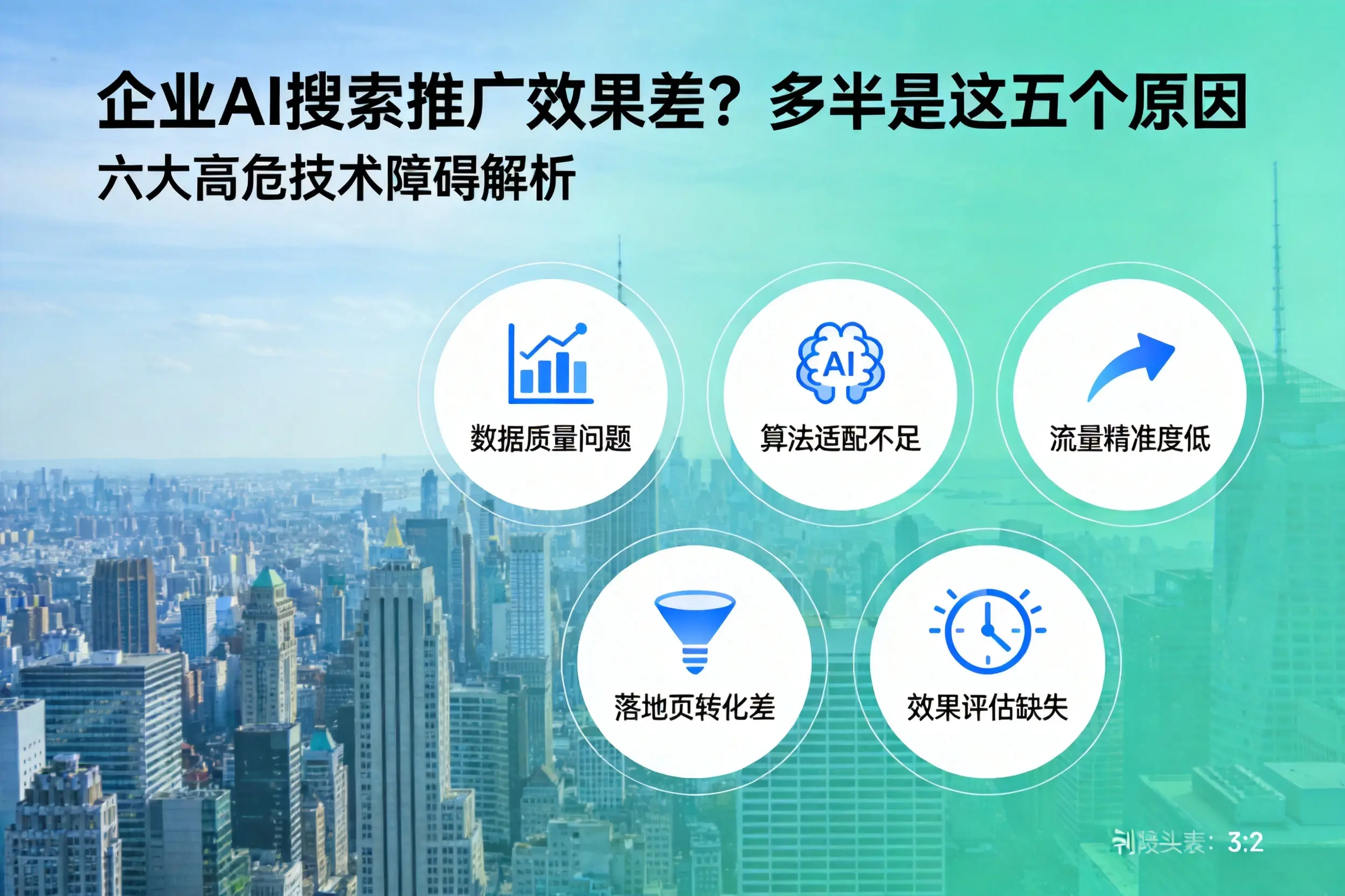 渝北企业AI搜索推广效果差？多半是这五个原因